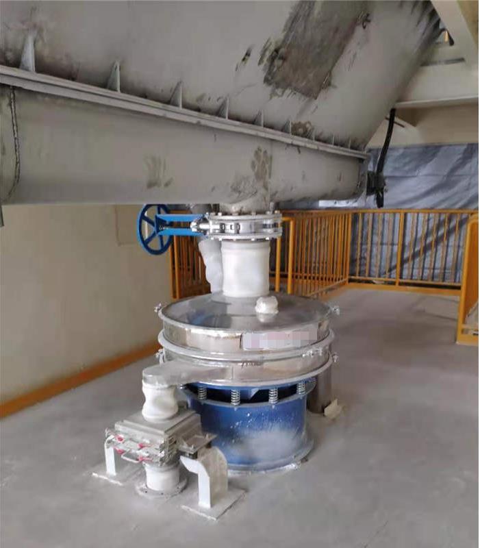 浙江某電池新能源產業使用我公司旋振篩