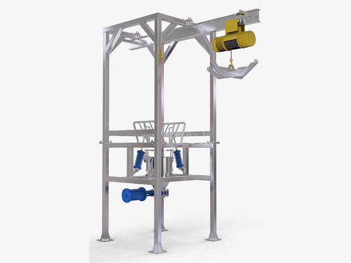 卸料站 投料站 噸包卸料機(jī)  噸包拆袋機(jī)